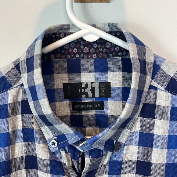 3 men’s shirts - Le 31 by Simons - 15.5 / 39L - Picture 4 of 9
